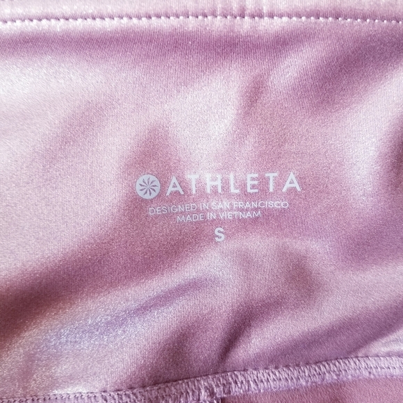 Athleta elation shimmer leggings in mauve - Picture 6 of 8